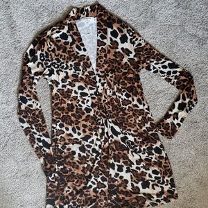 Leopard cardigan